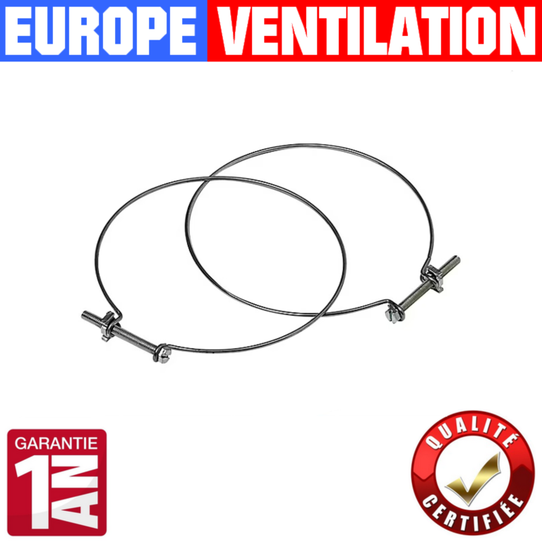 collier fil de fer pour flexible aluminium
