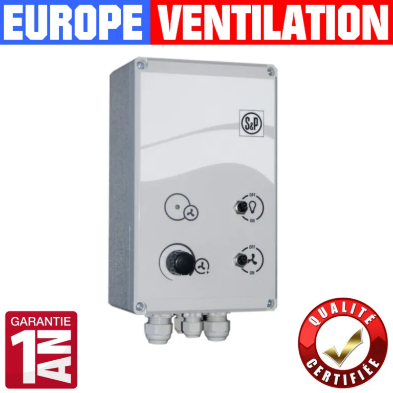 variateur hotte restaurant 5A - 230V cuisine professionnelle - vim vepz - variateur de tension monophasé
