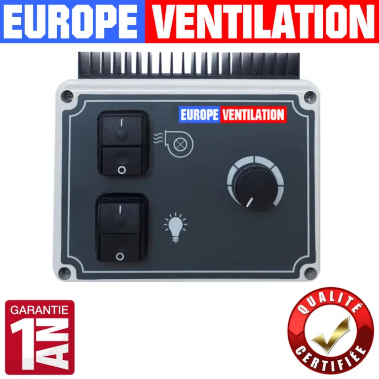 variateur hotte restaurant 8A - 230V cuisine professionnelle - variateur de tension monophasé