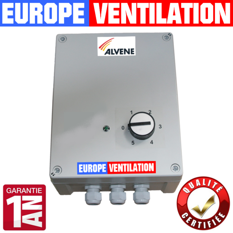 variateur hotte restaurant - autotransformateur 2.2A - 230V cuisine professionnelle - alvene - variateur de tension monophasé autotransfo