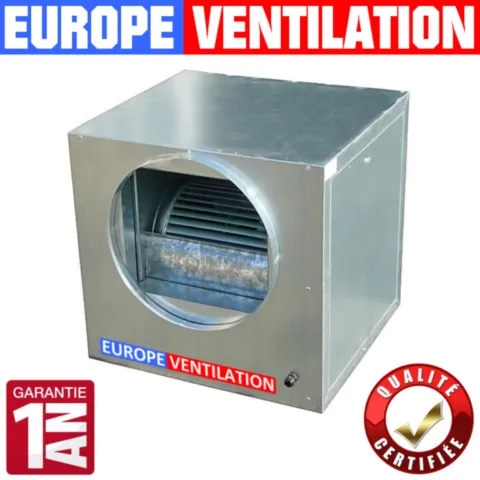 CAISSON EXTRACTION 6-6 750M3H 330W POUR HOTTE PROFESSIONNELLE