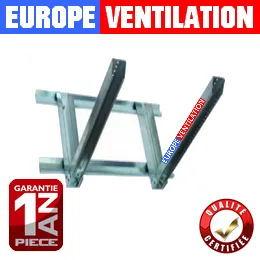 Chaise support tourelle d'extraction hotte pour façade
