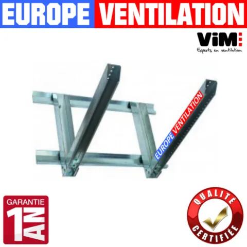 Chaise support tourelle d'extraction hotte pour façade