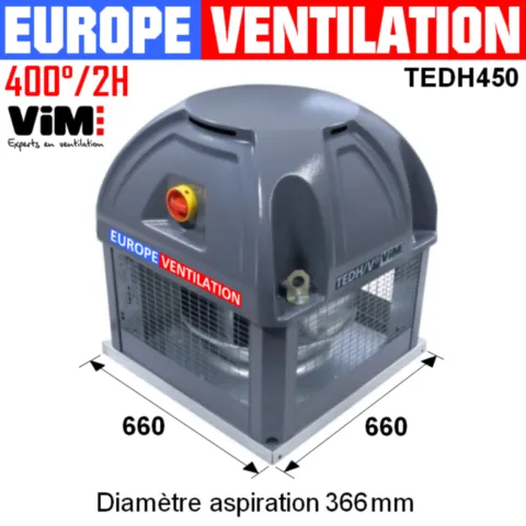Dimension tourelle VIM TEDH450