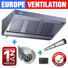 hotte dynamique professionnelle pour les restaurants