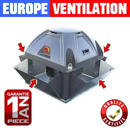 kit deflecteur rejet vertical tourelle extraction hotte professionnelle