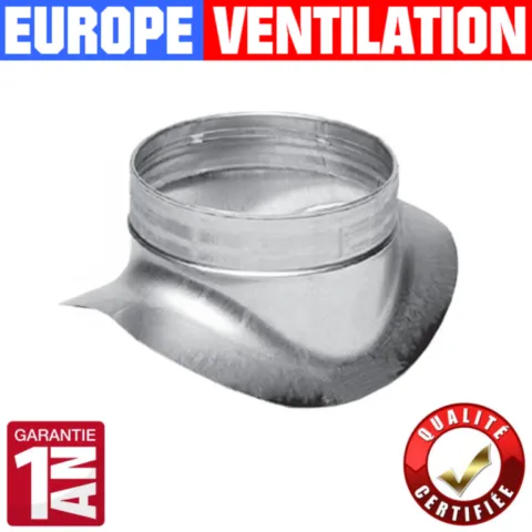 piquage plat pour hotte professionnelle