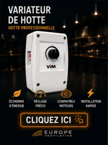 variateur hotte restaurant cuisine professionnelle